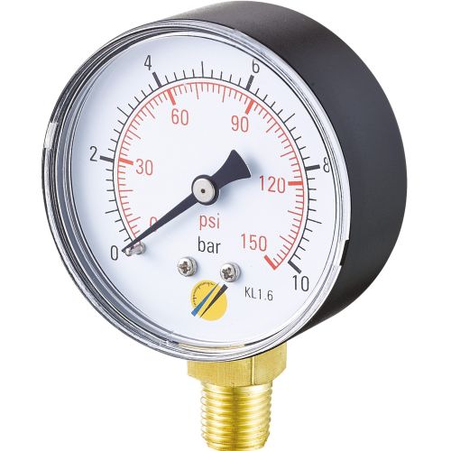 Manomètre sec boîtier ABS Ø63 raccord vertical 1/4"G