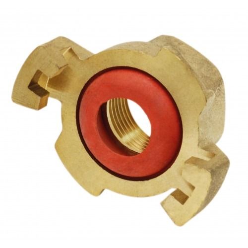 Raccord Express - Femelle - Avec Joint Petit Trou Rouge (nbr) Monté