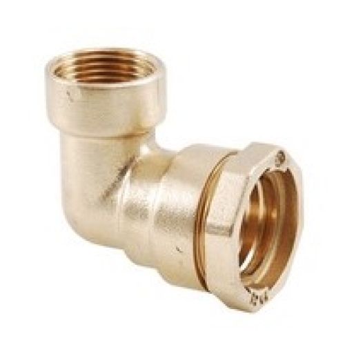 Raccord Laiton à Serrage Extérieur - Coude Femelle 90° Pour Tube PE