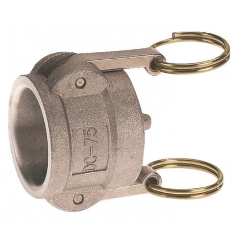 Raccord Rapide à Cames - Coupleur Bouchon - Type DC - Joints Nbr - Aluminium