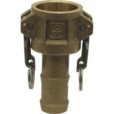 COUPLEUR CANNELÉ - TYPE C - JOINTS NBR - LAITON