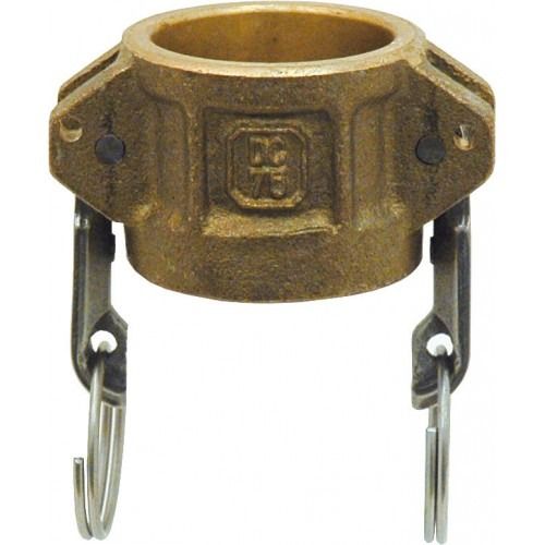 Raccord Rapide à Cames - Coupleur Bouchon - Type DC - Joints Nbr - Laiton