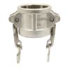 Raccord Rapide à Cames - Coupleur Bouchon - Type DC - Joints Nbr - Inox 316