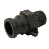 Raccord à Rapide à Cames - Adaptateur Mâle - Type F - Polypropylène