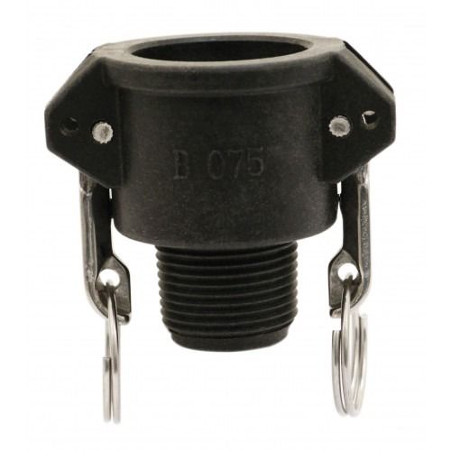 Raccord Rapide à Cames - Coupleur Mâle - Type B - Joints NBR - Polypropylène