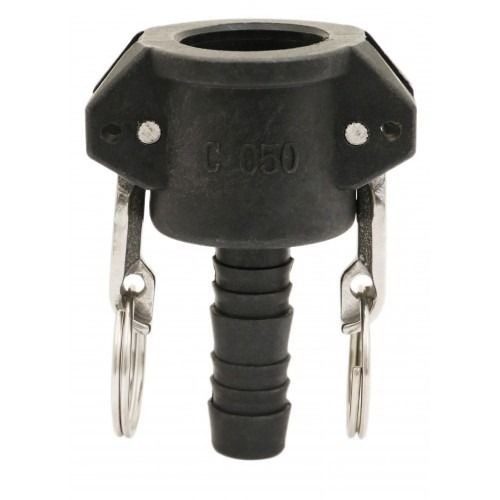 Raccord Rapide à Cames - Coupleur Cannelé - Type C - Joints Nbr - Polypropylène