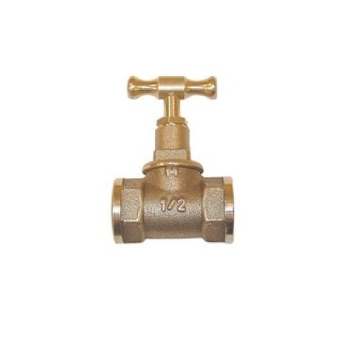 Robinet À Soupape Femelle x Femelle - Corps Laiton - Tête À Potence