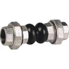COMPENSATEUR DE DILATATION A RACCORD UNION FEMELLE / FEMELLE - GALVANISÉE - DOUBLE SPHÈRE