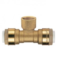 TÉ FEMELLE LAITON POUR RACCORD AUTOMATIQUE CUIVRE