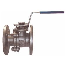 VANNE À SPHÈRE À BRIDES 2 PIÈCES INOX - PASSAGE INTÉGRAL