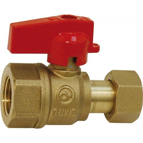 Vannes A Sphere Pour Collecteur - Femelle / Ecrou Prisonnier - Poignee Rouge