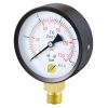 Manomètre sec boîtier acier Ø100 raccord vertical 1/2"G