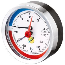 Thermo - Manometre - Ø80 - Axial