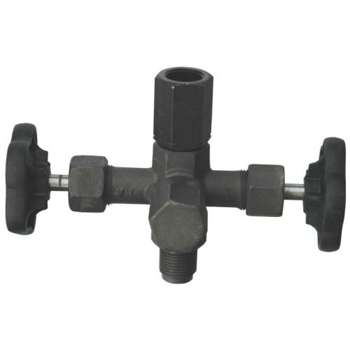 Robinet A Doule Pointeau Inox - Corp Acier