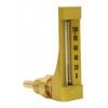 Thermomètre Industriel Equerre Droit - Hauteur 110 mm - Plongeur 40 mm