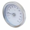 Thermomètre bimétallique Ø63 mm - Fixation par ressort