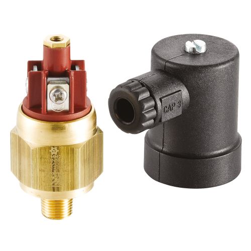 Pressostat réglable laiton ou acier - raccord 1/4"G - Normalement Fermé