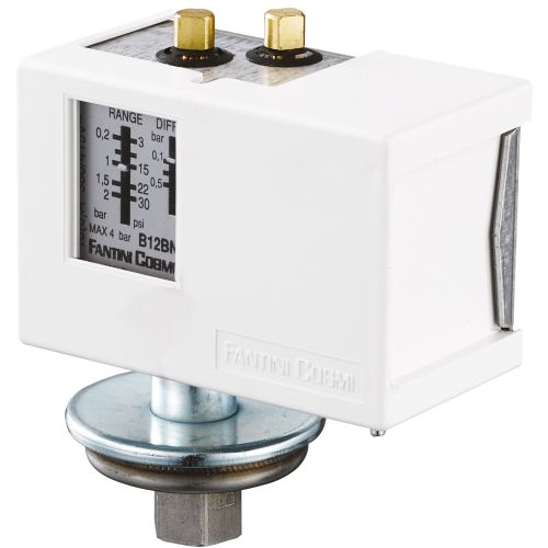 Pressostat à différentiel réglable pour faible pression - Raccord 14" G Femelle