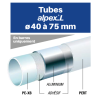 Tube multicouche nu alpex-L - en barre - diamètre 40 à 75 mm - longueur 5 m