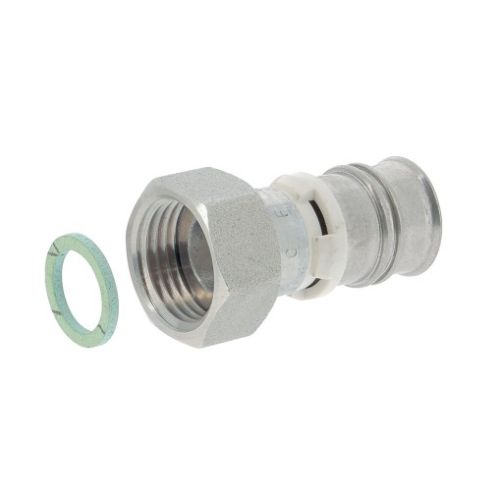 Ecrou tournant Eurocône Nickelé à sertir - Ø16 à Ø20 - Pour système multicouche - Raccord Alpex-Duo XS sans plomb