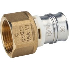 Raccord femelle fixe multicouche à sertir - Ø 16 à Ø 32 - Pour système multicouche - Raccord Alpex-Duo XS sans plomb