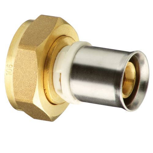 Ecrou tournant multicouche à sertir - Ø 40 à Ø 63 - Pour système multicouche - Raccord Alpex_L