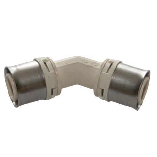 Coude 45° multicouche à sertir - Ø 40 à  Ø 63 - Pour système multicouche - Raccord Alpex_L