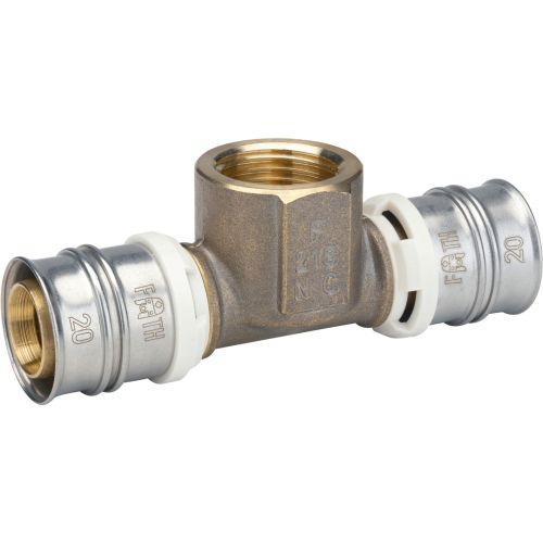 Té femelle multicouche à sertir - Ø 16 à Ø 32 - Pour système multicouche - Raccord Alpex-Duo XS sans plomb