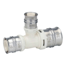Té Réduit 3 Diamètres à sertir - Ø 26 - 16 - 20 - Pour système multicouche - Raccord Alpex-Duo XS sans plomb