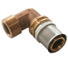 Coude Male à 90° multicouche à sertir - Ø 40 - Pour système multicouche - Raccord Alpex_L