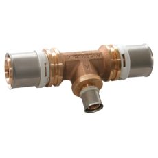 Té sortie centrale réduite multicouche à sertir - Ø 40 à Ø 50 - Pour système multicouche - Raccord Alpex_L