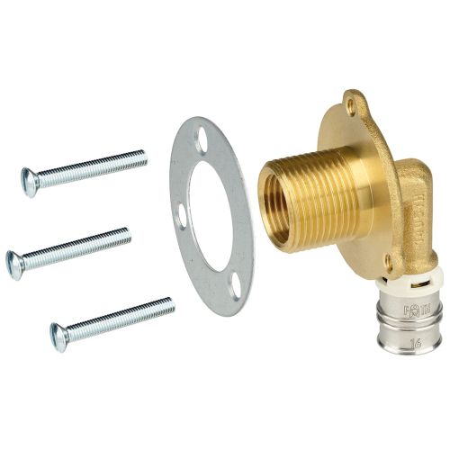 Sortie de cloison multicouche à sertir diamètre 16 mm - Pour système multicouche - Raccord Alpex-Duo XS sans plomb