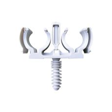 Colliers de Fixation pour Tubes Multicouche Turatec - Double Fixalpex - Avec Bagalpex