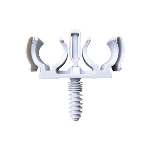 Colliers de Fixation pour Tubes Multicouche Turatec - Double Fixalpex - Avec Bagalpex