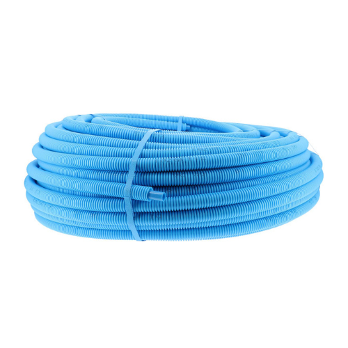 Tube PER BAO pré-gainé - en couronne - Ø 13 x 16 - 100 m - Couleur Bleu