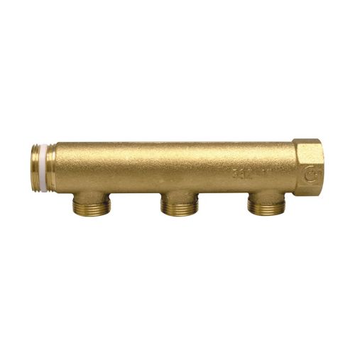Collecteur laiton Caleffi 1'' - sorties coniques M 3/4''