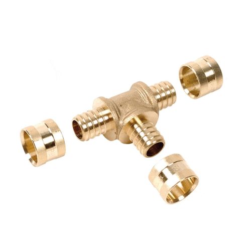 Té égal laiton à glissement SERTIgliss