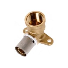 Coude à applique long à sertir laiton SERTIpress