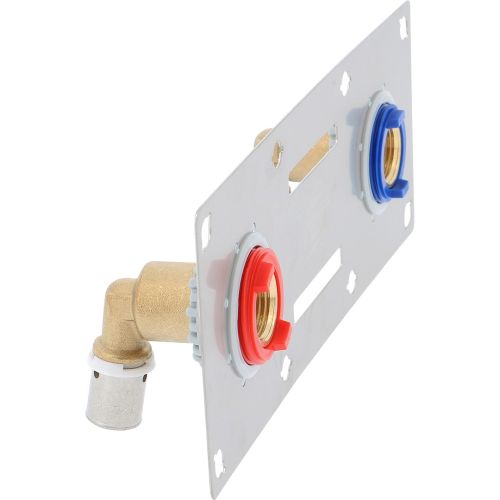 Kit de fixation pour robinetterie murale SERTIfix - pour plaque 18 à 26 mm - Entraxe 150 mm - Raccords à Sertir SERTIpress