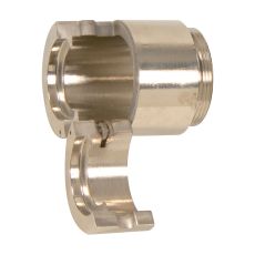 Tête de piston pour raccord onduleux inox avec outillage