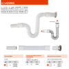 Tuyau d'évacuation extensible Latorex