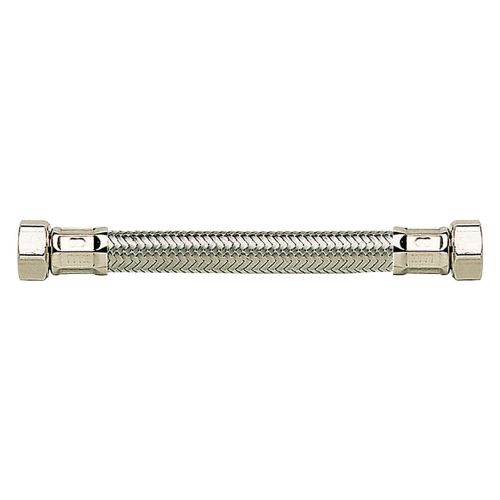 Flexible sanitaire plomberie Inox Femelle x Femelle DN 12.5 mm - Série Plus QB