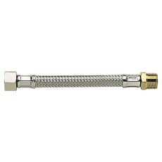 Flexible sanitaire plomberie Inox Femelle x Mâle DN 12.5 mm - Série Plus QB